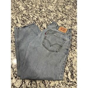 Levis 505 Jeans Mens 38x30 Regular Fit Straight Leg Denim Classic